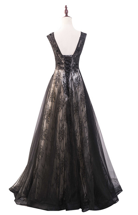 Robe De Soirée Baroque Zaftique Noire - Taille Plus (0Z à 6X), Manches 3/4, En Poly Stretch Doux