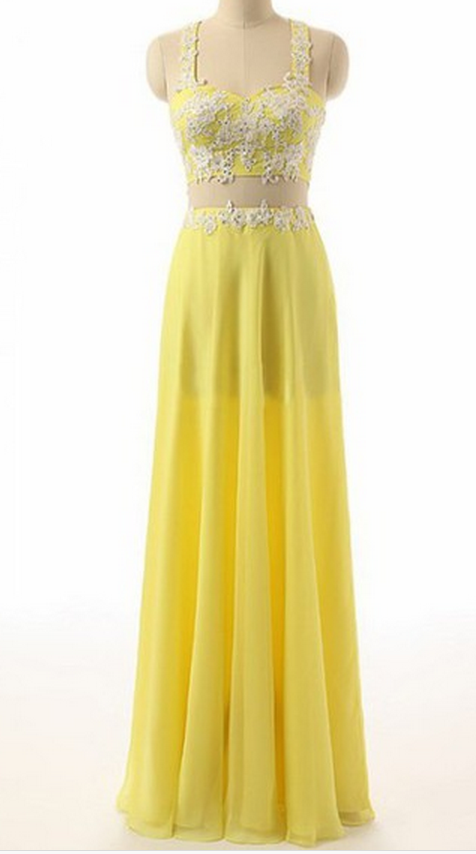 Two Pieces Charming Prom Dress,long Prom Dresses,charming Prom Dresses,evening Dress Prom Gowns, Formal Women Dress,prom Dress,