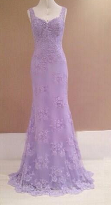 High Quality Prom Dress,lilac Prom Dresses,vintage Prom Gown