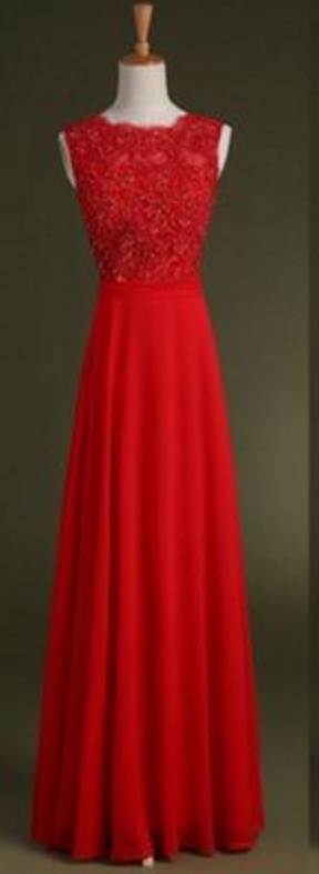 Red Prom Dresses,custom Prom Dress,a Line Prom Dresses,round Neck Long Prom Dresses, Long Evening Dresses,formal Dresses