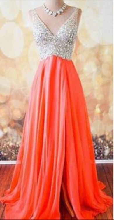 Sexy Prom Dress,red Prom Dresses,custom Prom Dress,a Line Prom Dresses,v-neck Long Prom Dresses, Long Evening Dresses
