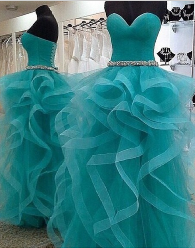 horsehair prom dress