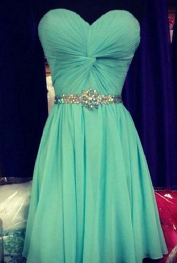 Mint Green Short Homecoming Dress on Luulla