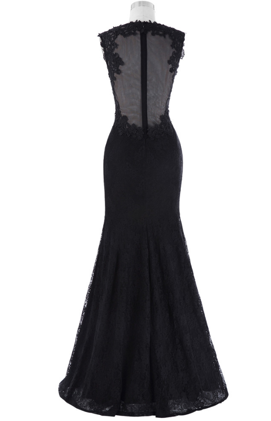 Beautiful Dress, Long Open Burning, Black Dress, Black Dress, Party ...