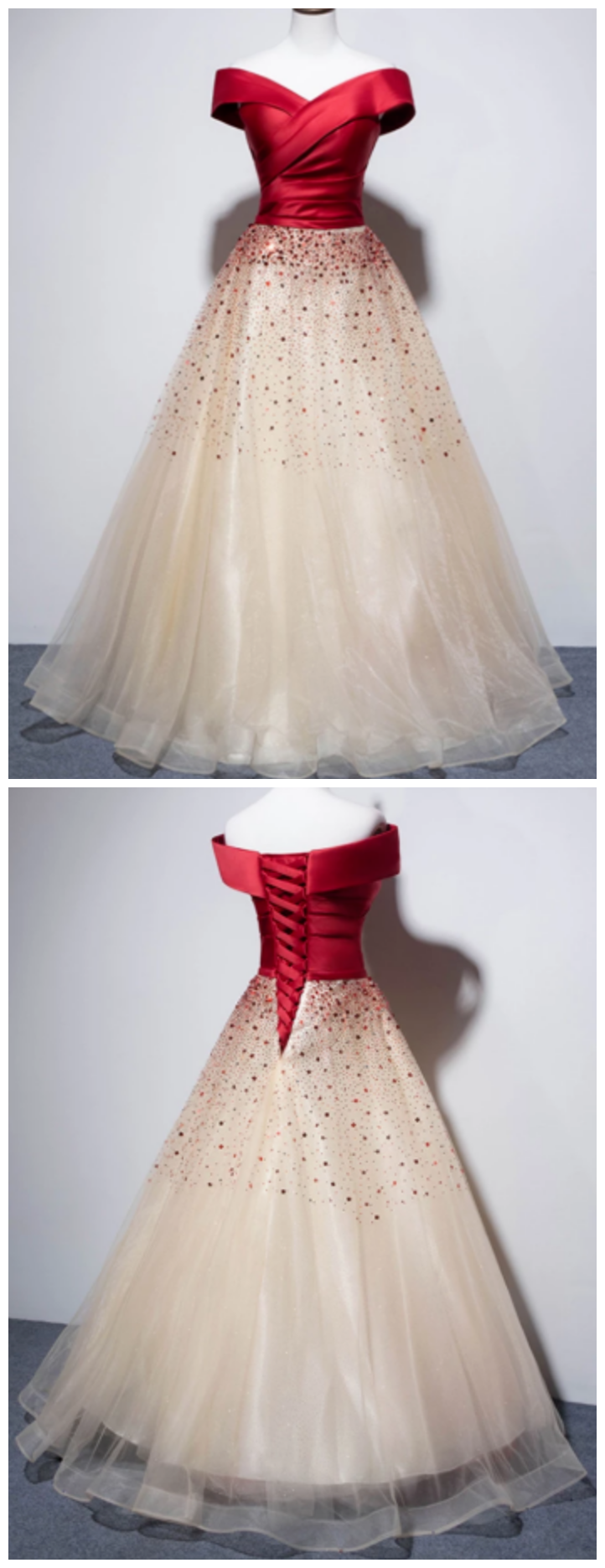 Elegant Prom Dress,off The Shoulder Prom Dress,tulle Prom Dress,a-line Prom Dr,long Prom Dress,evening Dress