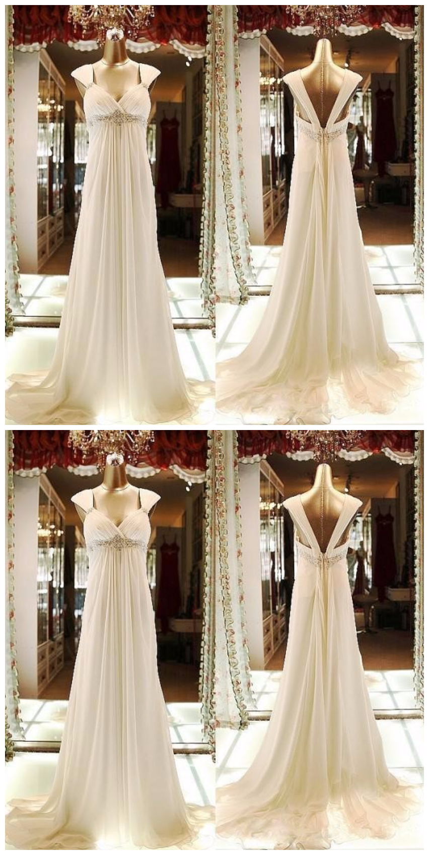 empire waist dress mini Maternity Wedding Dresses – Ms. Grace main image 1