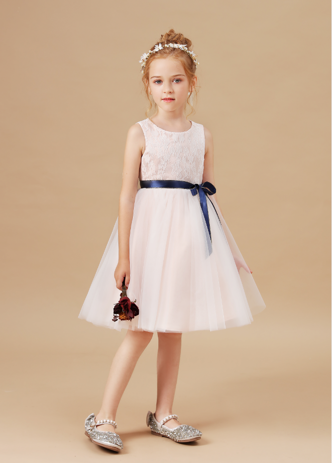 Flower Girl Dresses,princess Kids Baby Dress Girls Fancy Wedding Dress  Sleeveless Kids Clothing Children Year Birthday Party Costume Dress