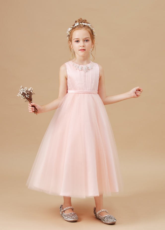 Flower Girl Dresses,kid Dress For Girl Birthday Christmas Clothes Party Costume Children Wedding Party Prom Princess Kids Baby Banquet Clothes
