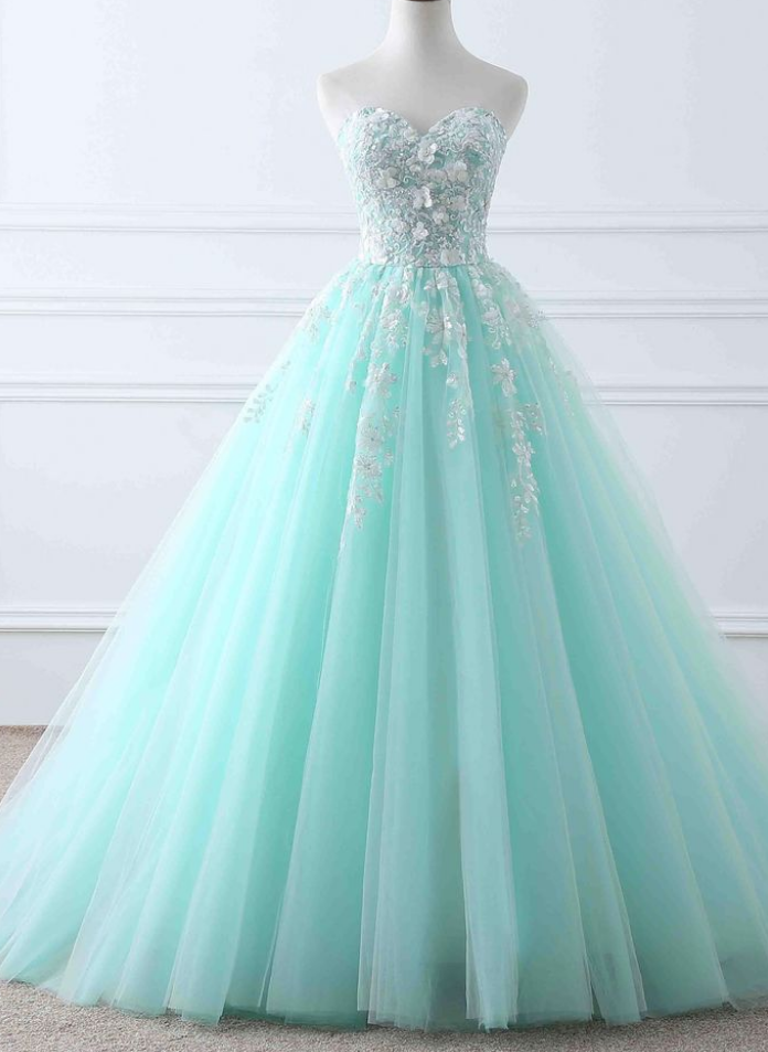 Prom Dresses,sweetheart Quinceanera Gown,lace Sweet 16 Dress