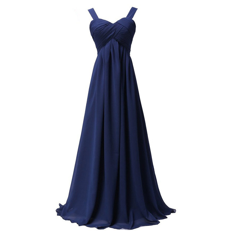 Prom Dresseslong Chiffon Sweetheart Prom Dresses Lace Up Formal Evening Party Gown Spaghetti Straps