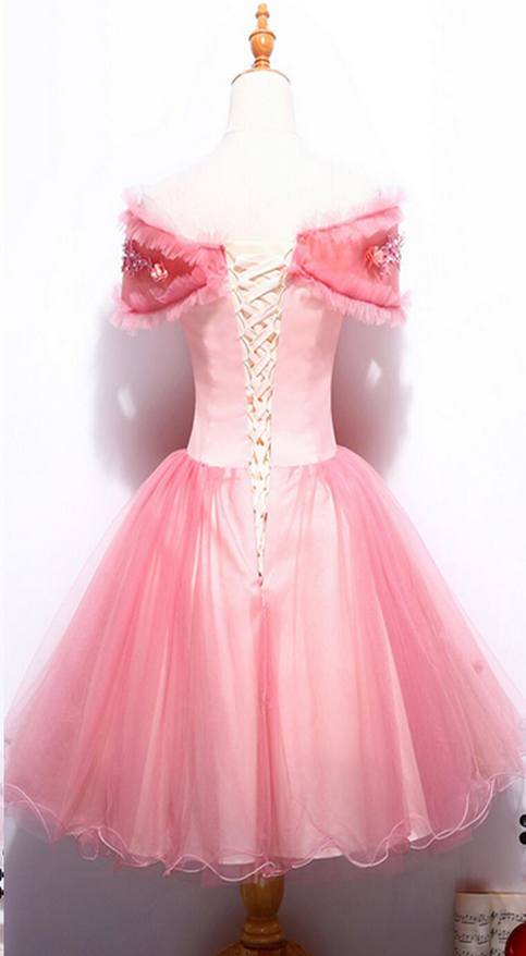 Off Shoulder Homecoming Dresses,short Homecoming Dress, Cute Homecoming  Dress, Tulle Homecoming Dres on Luulla
