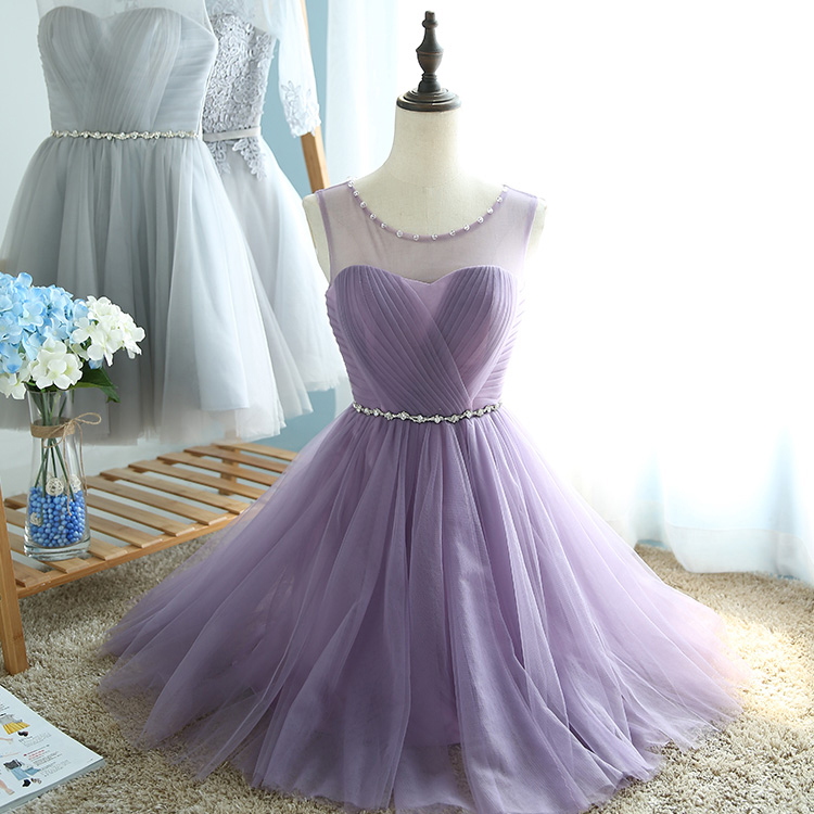 short purple dresses for teenagers