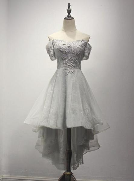 green emerald velvet dress Girls Layered High Low Dress with Lace Bodice by Calla D825 4 / Champagne