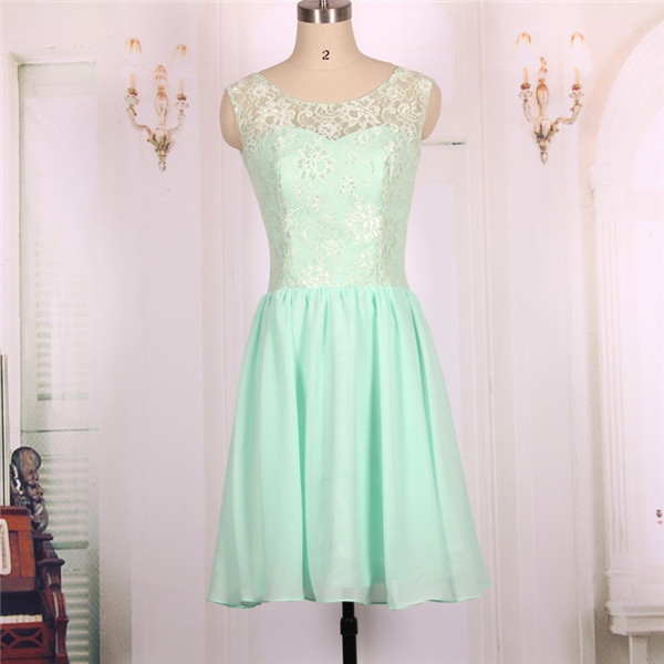 Chiffon Lace Sweetheart Ball Gown,mint Green Short Prom Dresses Gowns, Formal Evening Dresses Gowns, Homecoming Graduation Cocktail Party Dresses