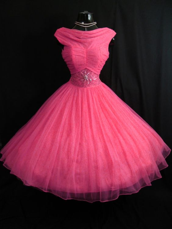 Vintage Ball Gown Homecoming Dresses, Crew Neck Beading Mini Short Cocktail Dress, Party Gowns, Prom Dress