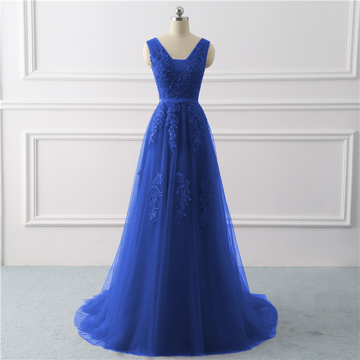 Elegant Sweetheart Off Shoulder Tulle Formal Prom Dress, Beautiful Long ...