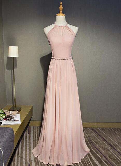 Elegant Sweetheart A-line Chiffon Simple Formal Prom Dress, Beautiful Long Prom Dress, Banquet Party Dress