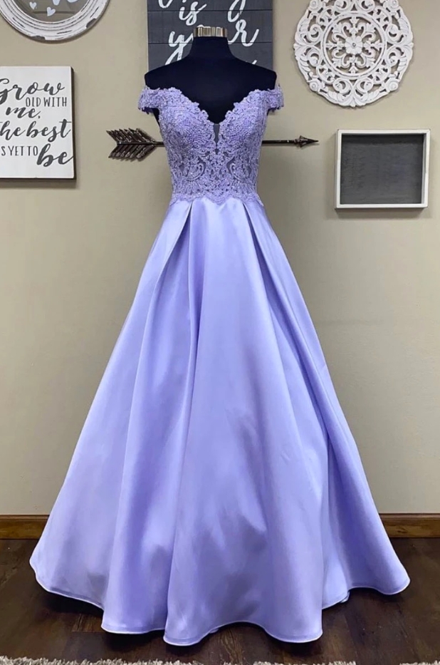 Prom Dresses,off The Shoulder Long Pageant Dress Evening Gown