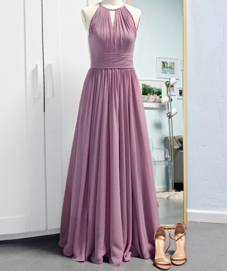 Prom Dresses,sexy Full Length Chiffon Prom Dress , Evening Dress