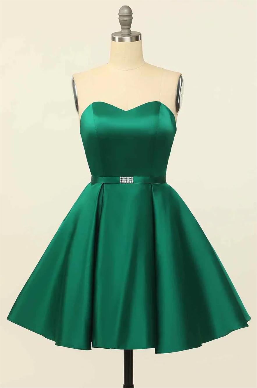 floral dresses for homecoming Floral Homecoming Dresses,Backless Homecoming Dress,A-line Homecoming Dress,HC00049, US2 / Dark Navy main image 1