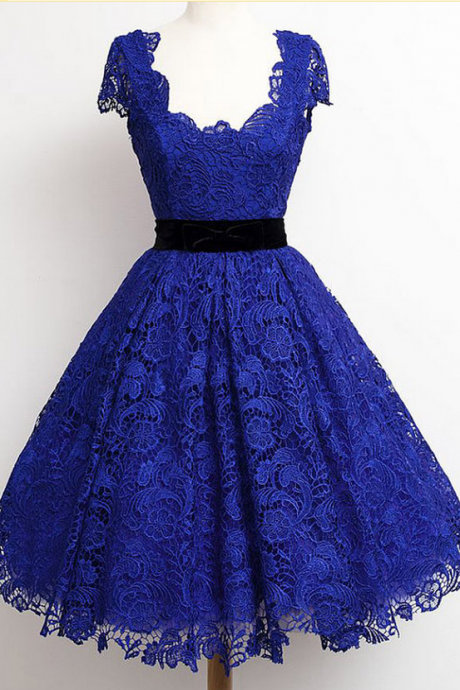 Royal Blue Homecoming Dress,knee Length Homecoming Dresses