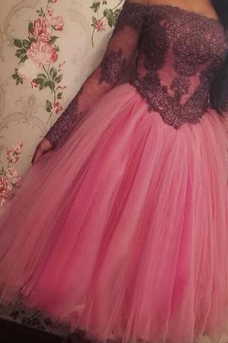 Pink Homecoming Dresses,lace Homecoming Dress, Cute Homecoming Dresses, Homecoming Gowns,short Prom Gown