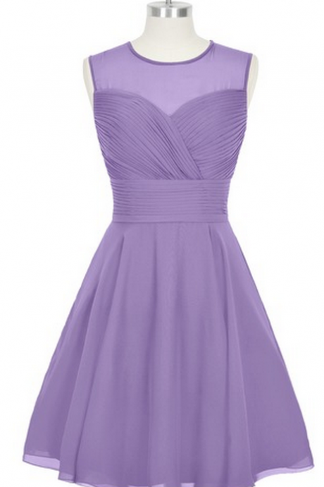 Purple Bridesmaid Dress,short Bridesmaid Dress,chiffon Bridesmaid Dress, Bridesmaid