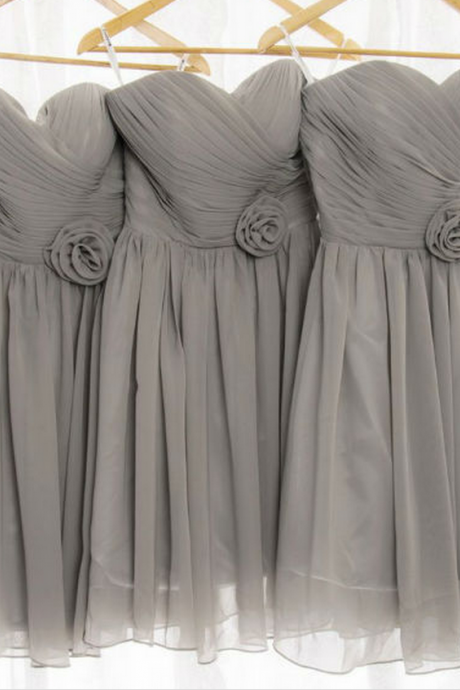 Short Bridesmaid Dress,chiffon Bridesmaid Dresses
