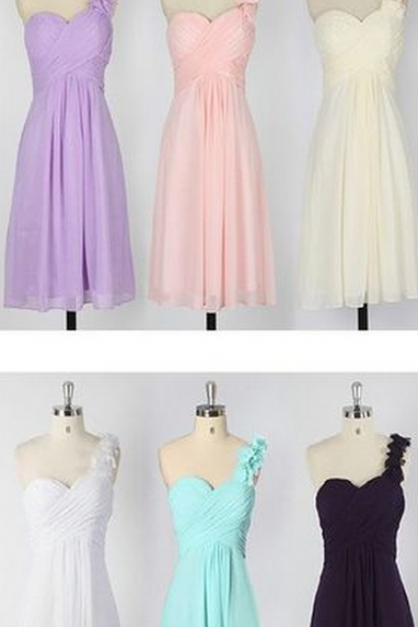 Short Bridesmaid Dress, Chiffon Bridesmaid Dress, Bridesmaid Dress,bridesmaid Dresses,