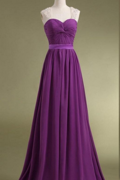 Purple Prom Dresses,long Prom Dresses,party Dresses,plus Size Dresses,chiffon Evening Dresses,sexy Evening