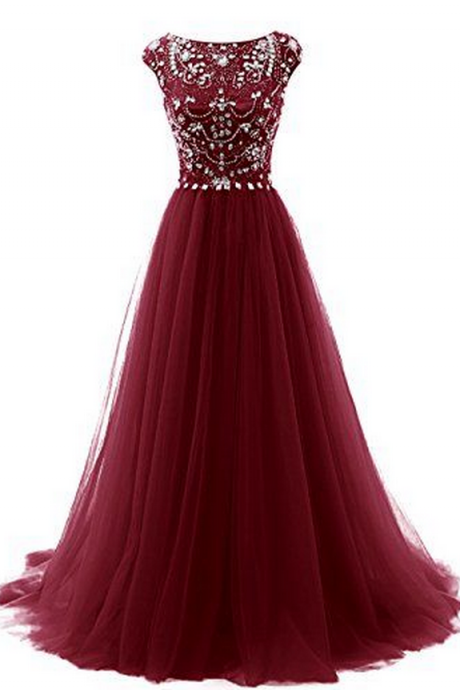 Burgundy Prom Dresses,wine Red Evening Gowns,sexy Formal Dresses,burgundy Prom Dresses