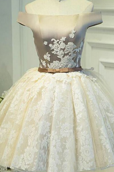 Lovely Homecoming Dresses,a-line Homecoming Dresses,off Shoulder Homecoming Dresses,