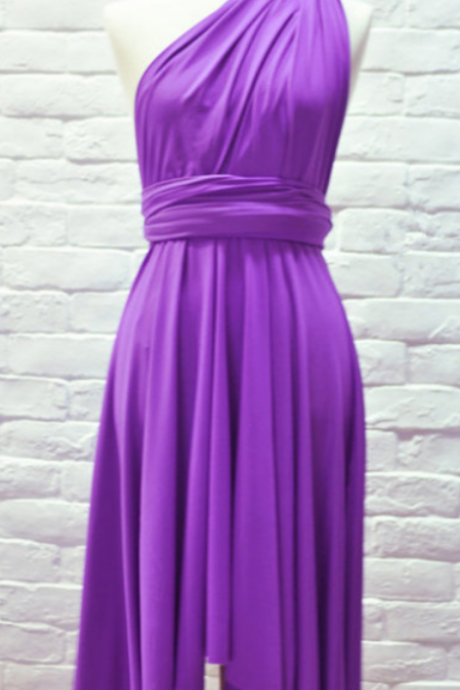 Purple Simple Prom Dresses,short Homecoming Dress