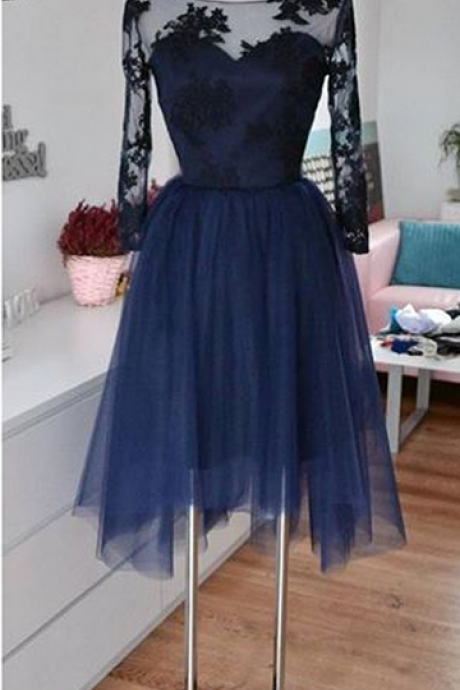 Homecoming Dress,tulle Homecoming Dress,cute Homecoming Dress,lace Homecoming Dress