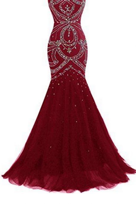 Burgundy Prom Dresses,prom Dress,burgundy Prom Gown,burgundy Prom Gowns,elegant Evening Dress