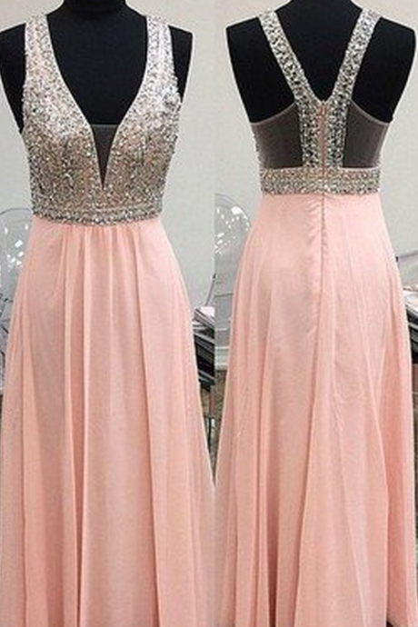 Pink Prom Dresses,charming Prom Dresses,unique Prom Dress,long Prom Dress, Prom Dress