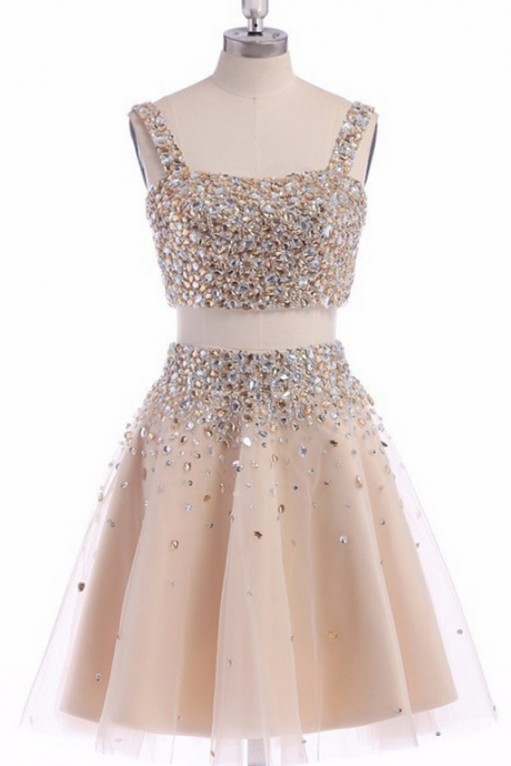 Sexy Tulle Spaghetti Straps V-Neck Sleeveless A-Line Long Prom Dresses, PD0819 Sexy Tulle Spaghetti Straps V-Neck Sleeveless A-Line Long Prom Dresses, PD0819