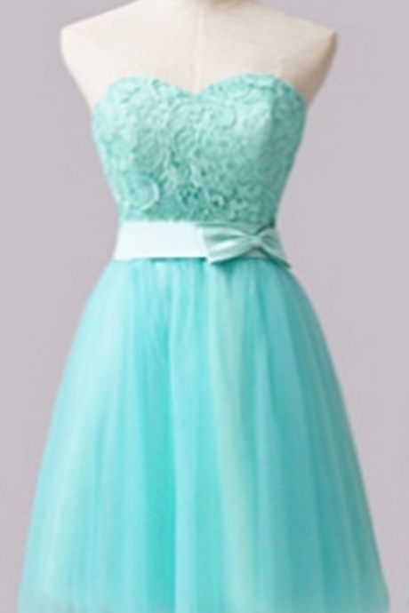 Lace Tulle Short/mini A-line Sleeveless Homecoming Dress Discount Dresses
