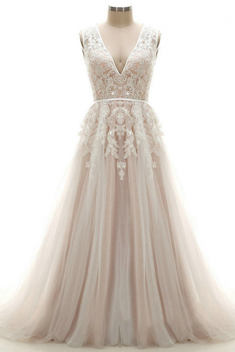 Open Back Wedding Dress,Colorful Wedding Dresses,Custom Bridal Dress