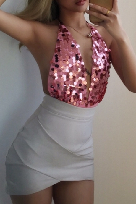 Sequins Prom Dress,Backless Prom Dress,Mini Prom Dress,Fashion Homecoming Dress,Sexy Party Dress, New Style Evening Dress