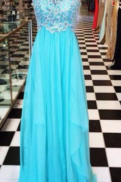 Charming Prom Dress,beading Prom Dress,a-line Prom Dress,backless Prom Dress,chiffon Prom Dress