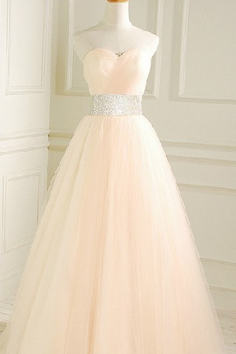 Long Evening Dress,sleeveless Open Back Tulle Evening Dress,sexy Prom Dresses,formal Gowns