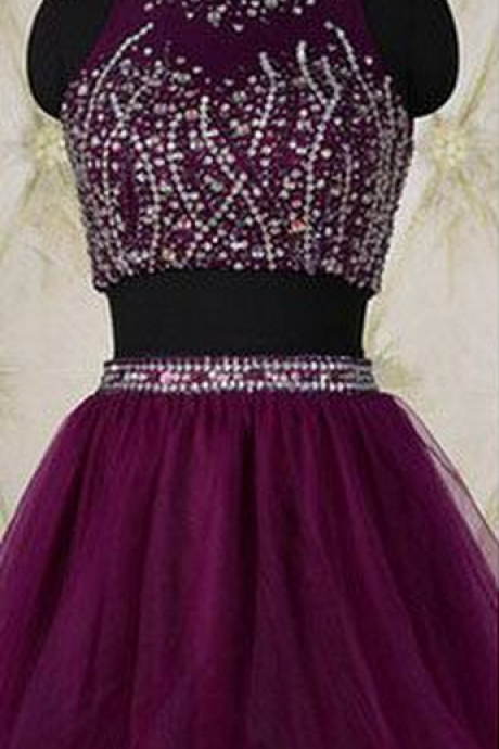 Short Homecoming Dresses,2 Piece Homecoming Dress,2 Pieces Party Dresses
