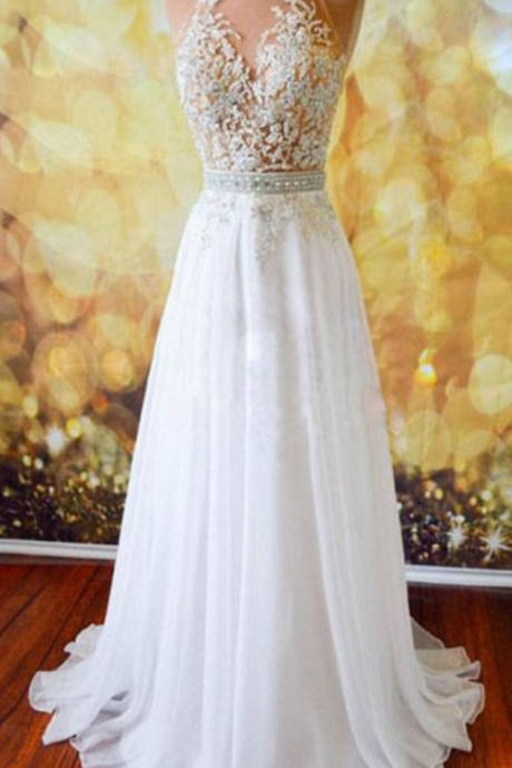 White Prom Dress ,prom Dresses