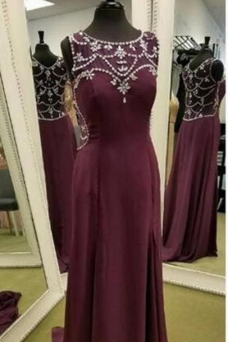 Prom Dress With Beads Formal Occasion Dress