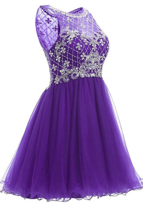 Prom Dress,purple Prom Dress,short Prom Dress,evening Dress,formal Dress