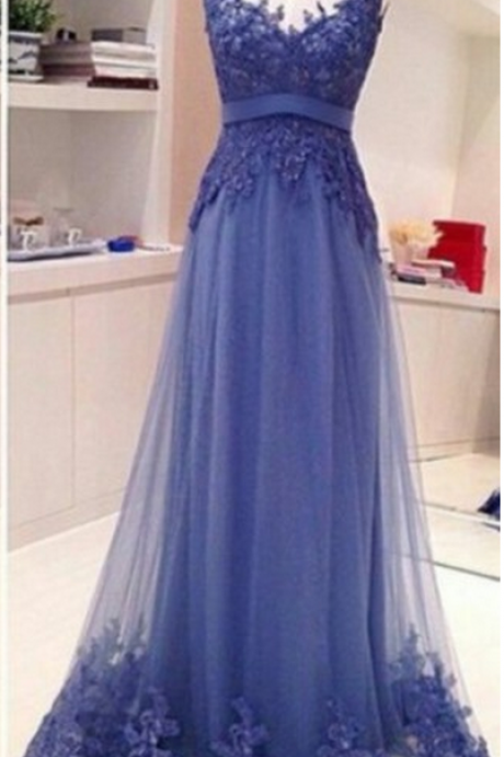 Lace Prom Dresses, Floor-length Prom Dresses, Sexy V-neck Prom Dresses, A-line Backless Sequins Prom Dresses,