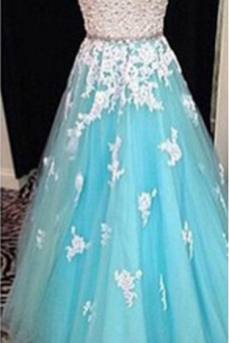 A-line Sweatheart Neck Prom Dress Applique Evening Dress Elegant Women Dress,party Dress Beautiful Beading Dress