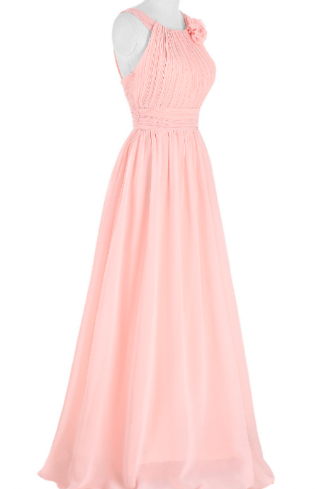 A Beautiful Dress With A Rose Silk Gown And A Formal Marriage Gown Evening Gown