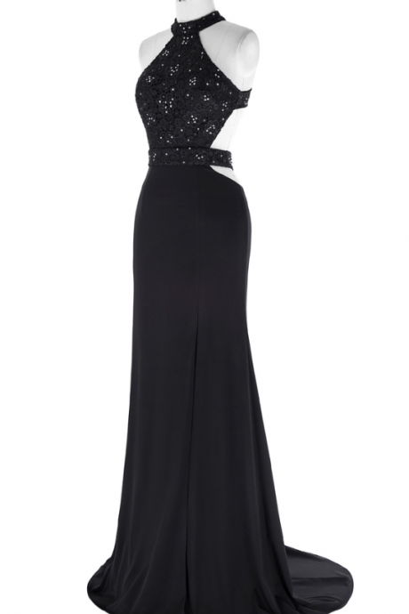 Burning Wedding Dress In The Open Air! The Sleeveless Formal Pajama Dress Is Used In A Black Dress For The Evening Gown